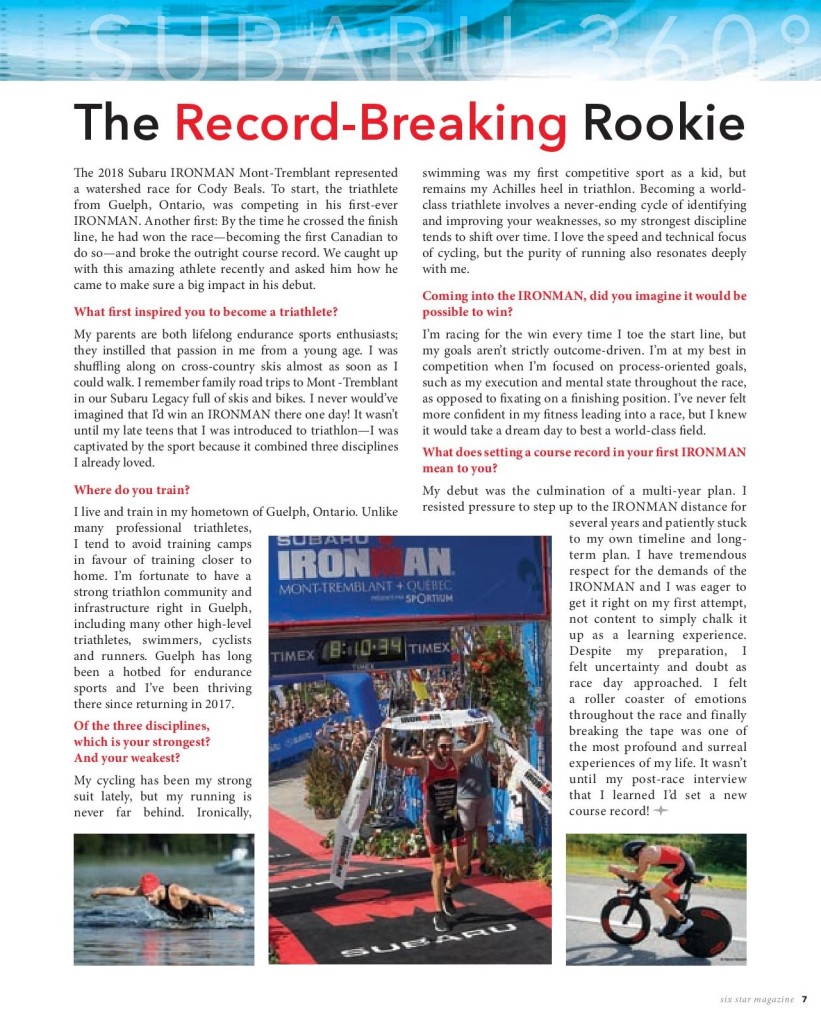 Subaru Record Breaking Rookie _ SS Fall 2018 _ Beals